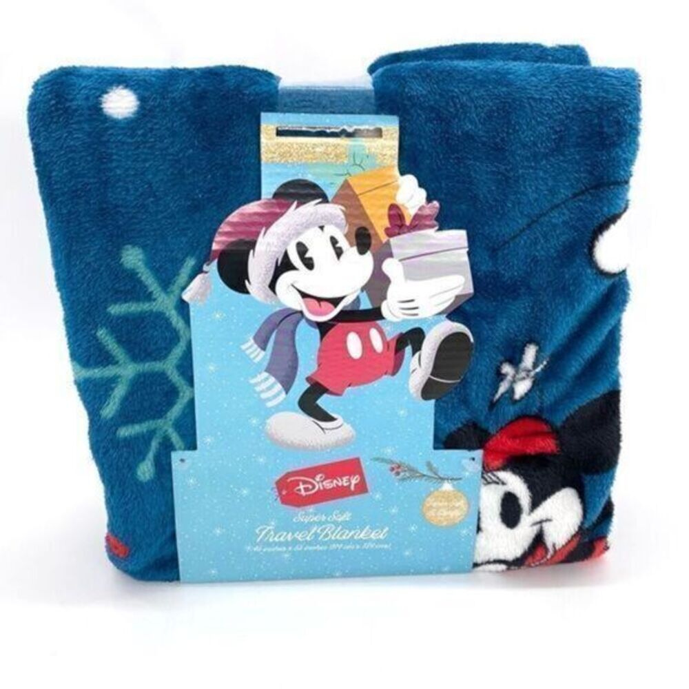 Disney Mickey Mouse Travel Blanket New